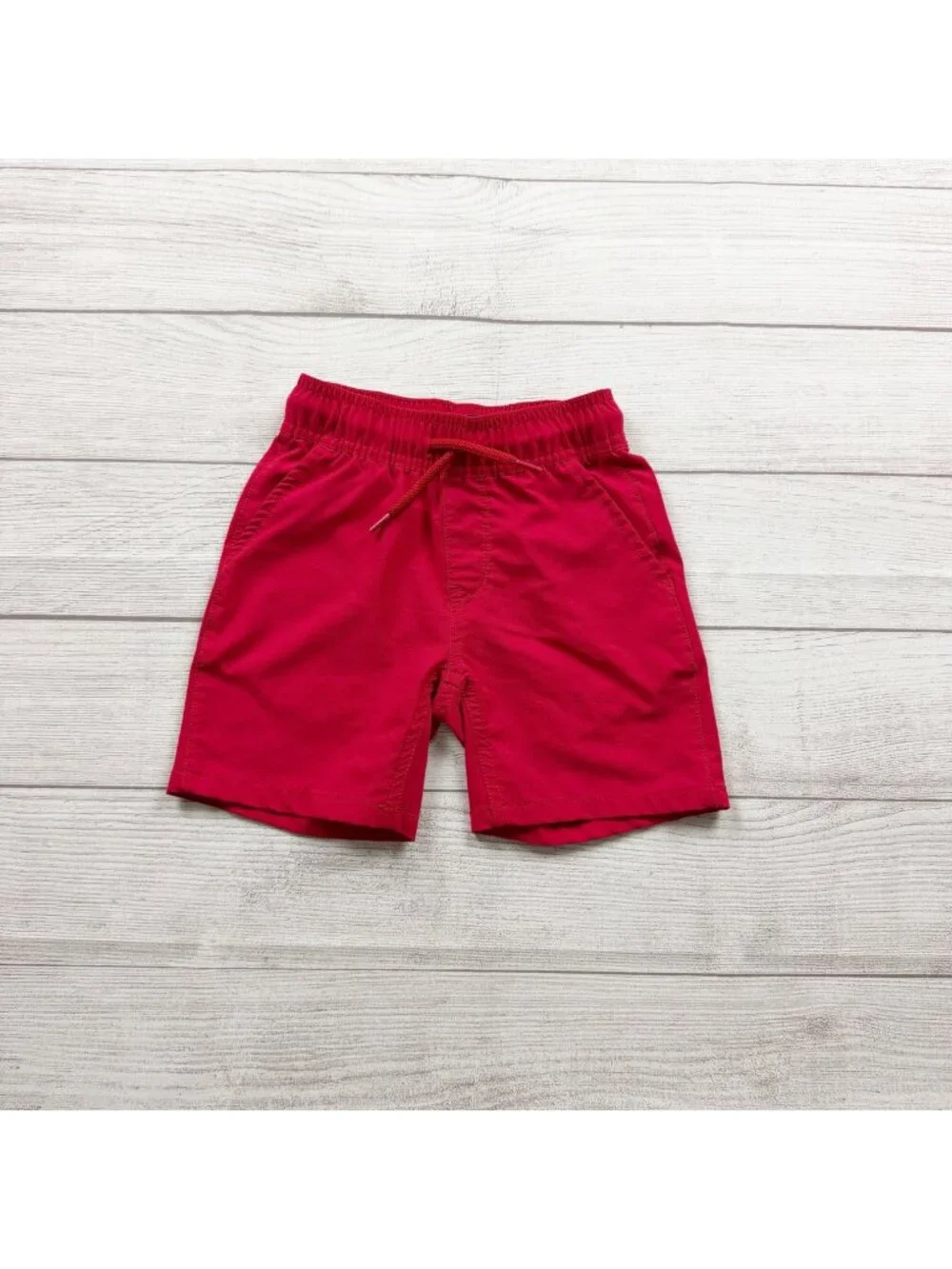 The Children's Place Red Boys Elastic Waist Drawstring Shorts 4